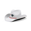 New England Patriots NFL White Rhinestone Logo Cowboy Hat