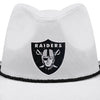 Las Vegas Raiders NFL White Rhinestone Logo Cowboy Hat