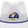 Los Angeles Rams NFL White Rhinestone Logo Cowboy Hat (PREORDER - SHIPS LATE SEPTEMBER)