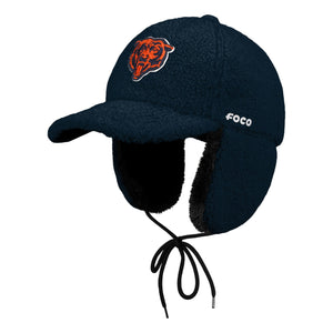 Chicago Bears NFL Sherpa Trapper Cap