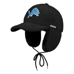 Detroit Lions NFL Sherpa Trapper Cap