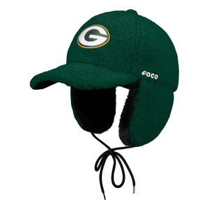 Green Bay Packers NFL Sherpa Trapper Cap