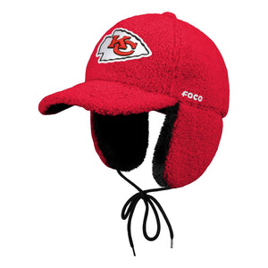 Kansas City Chiefs NFL Sherpa Trapper Cap