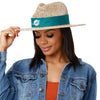 Miami Dolphins NFL Band Straw Hat