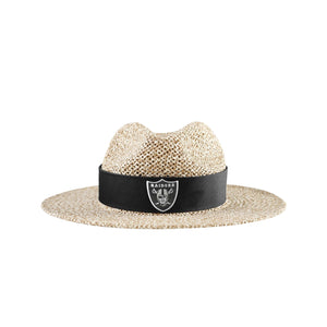 Las Vegas Raiders NFL Band Straw Hat
