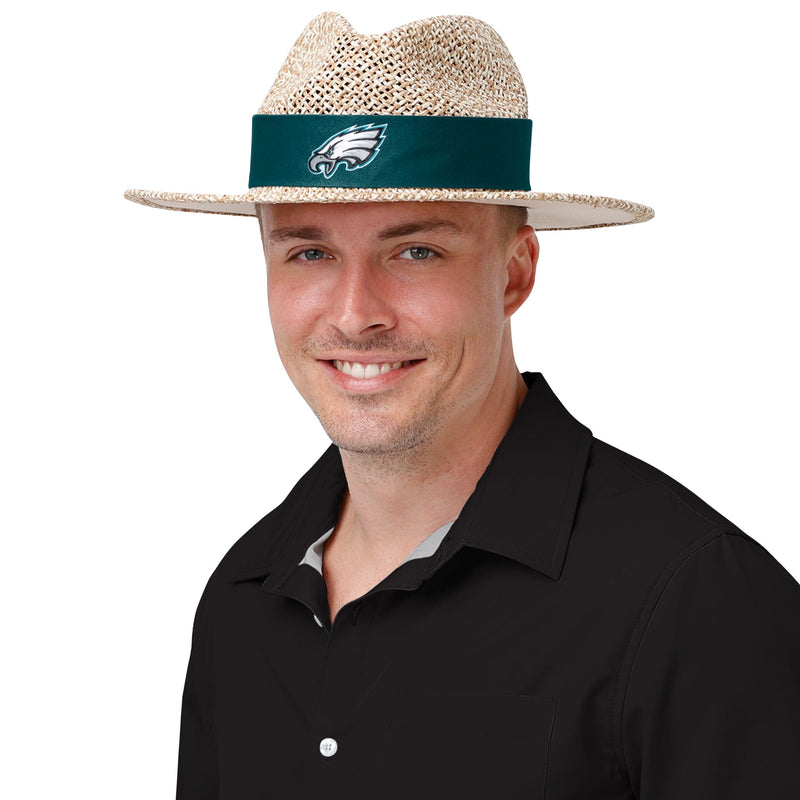 Philadelphia Eagles NFL Floral Printed Straw Hat