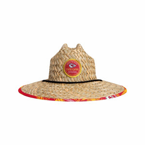 Kansas City Chiefs NFL Super Bowl LVIII Champions Straw Hat