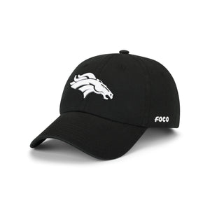 Denver Broncos NFL Black & White Casual Cap