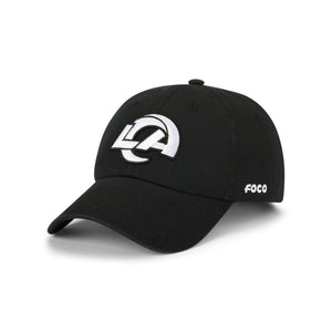 Los Angeles Rams NFL Black & White Casual Cap