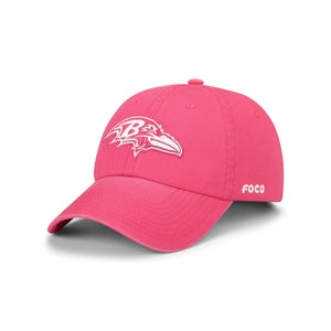 Baltimore Ravens NFL Magenta & White Casual Cap