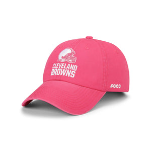Cleveland Browns NFL Magenta & White Casual Cap