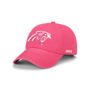 Carolina Panthers NFL Magenta & White Casual Cap