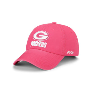 Green Bay Packers NFL Magenta & White Casual Cap