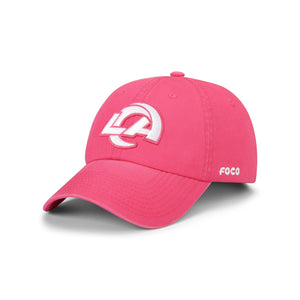 Los Angeles Rams NFL Magenta & White Casual Cap