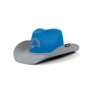 Detroit Lions NFL Two Tone Cowboy Hat