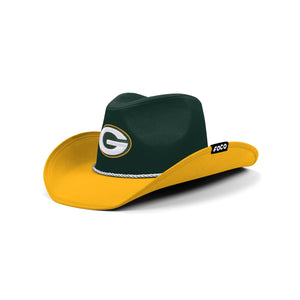 Green Bay Packers NFL Two Tone Cowboy Hat