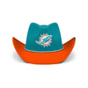 Miami Dolphins NFL Two Tone Cowboy Hat (PREORDER - SHIPS LATE AUGUST)