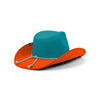 Miami Dolphins NFL Two Tone Cowboy Hat (PREORDER - SHIPS LATE AUGUST)