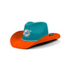Miami Dolphins NFL Two Tone Cowboy Hat (PREORDER - SHIPS LATE AUGUST)