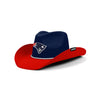 New England Patriots NFL Two Tone Cowboy Hat (PREORDER - SHIPS LATE AUGUST)