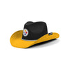 Pittsburgh Steelers NFL Two Tone Cowboy Hat (PREORDER - SHIPS LATE AUGUST)