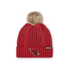 Arizona Cardinals NFL Womens Faux Fur Pom Beanie