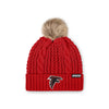 Atlanta Falcons NFL Womens Faux Fur Pom Beanie