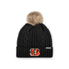 Cincinnati Bengals NFL Womens Faux Fur Pom Beanie (PREORDER - SHIPS MID OCTOBER)