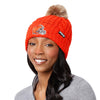 Cleveland Browns NFL Womens Faux Fur Pom Beanie