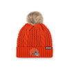 Cleveland Browns NFL Womens Faux Fur Pom Beanie