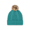 Miami Dolphins NFL Womens Faux Fur Pom Beanie