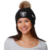 Las Vegas Raiders NFL Womens Faux Fur Pom Beanie