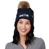 Seattle Seahawks NFL Womens Faux Fur Pom Beanie