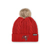 Tampa Bay Buccaneers NFL Womens Faux Fur Pom Beanie