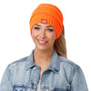 Denver Broncos NFL Womens Solid Ponytail Beanie