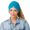 Miami Dolphins NFL Womens Solid Ponytail Beanie