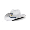 Nashville Predators White Rhinestone Logo Cowboy Hat (PREORDER - SHIPS LATE SEPTEMBER)
