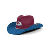 Colorado Avalanche NHL Two Tone Cowboy Hat (PREORDER - SHIPS LATE AUGUST)