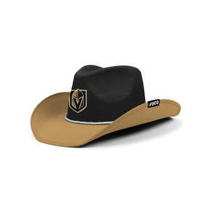 Vegas Golden Knights NHL Two Tone Cowboy Hat