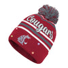 Washington State Cougars NCAA Womens Wordmark Script Light Up Beanie