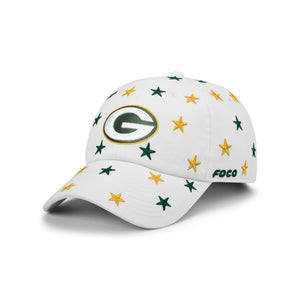Green Bay Packers NFL Star Spangled Casual Cap (PREORDER - SHIPS LATE JUNE)