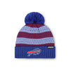 Buffalo Bills NFL Womens Cozy Knit Metallic Thread Pom Beanie