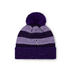 Baltimore Ravens NFL Womens Cozy Knit Metallic Thread Pom Beanie