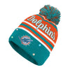 Miami Dolphins NFL Womens Wordmark Script Light Up Beanie