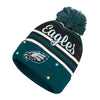 Philadelphia Eagles NFL Womens Wordmark Script Light Up Beanie