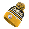 Pittsburgh Steelers NFL Womens Wordmark Script Light Up Beanie