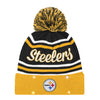 Pittsburgh Steelers NFL Womens Wordmark Script Light Up Beanie