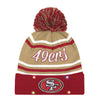 San Francisco 49ers NFL Womens Wordmark Script Light Up Beanie