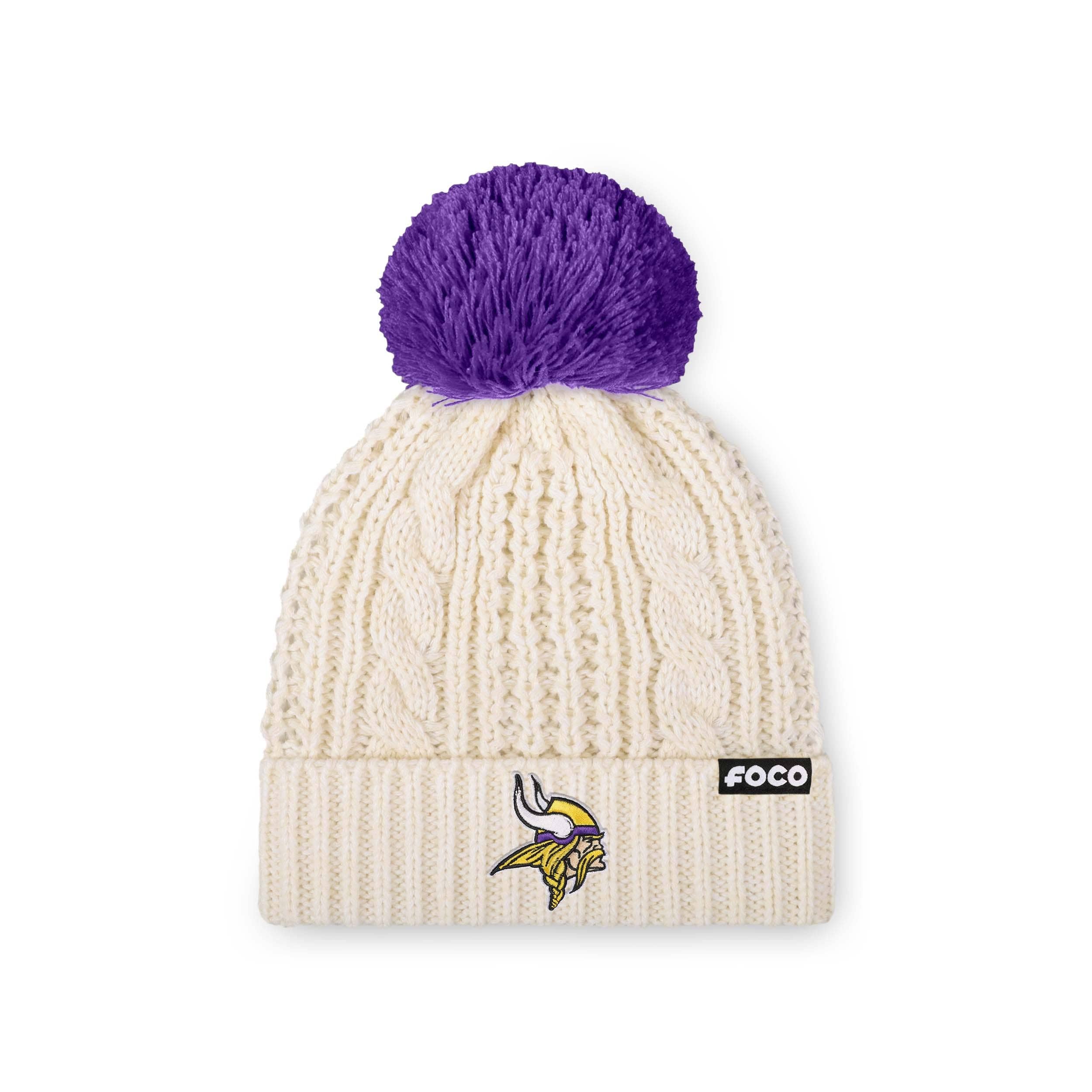 Minnesota Vikings Coyote Pom Hat Minnesota Vikings Coyote Pom Hat NFL New | Mercari main image 3