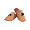 Atlanta Falcons NFL Mens Flannel Lined Brown Suede Scuff Slipper